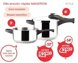 Mi electro MAGEFESA Olla presión rápida oferta