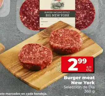 Dia Burger meat new york oferta