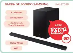 Mi electro SAMSUNG Barra de sonido oferta