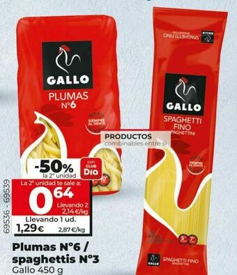 Dia Espaguetis gallo oferta