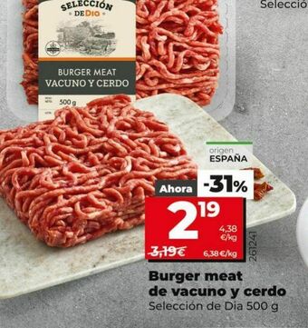 Carne picada dia