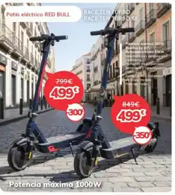 Mi electro RED BULL Patín eléctrico oferta