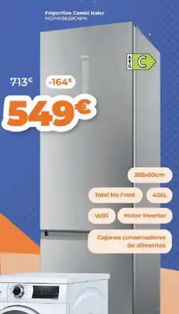 Pascual Martí HAIER Frigorífico Combi HDPW5620CNPK oferta