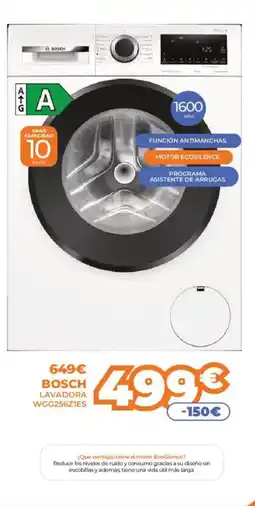 Pascual Martí BOSCH Lavadora wgg256zies oferta