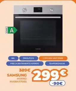 Pascual Martí SAMSUNG Horno nv68a1170bs oferta