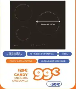 Pascual Martí CANDY Encimera ch63cc/4u2 oferta
