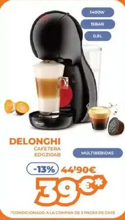 Pascual Martí DELONGHI Cafetera edg210ab oferta