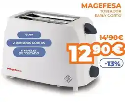 Pascual Martí MAGEFESA Tostador early corto oferta
