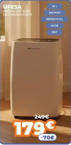 Pascual Martí UFESA Breeze dry 5000 deshmidificador oferta
