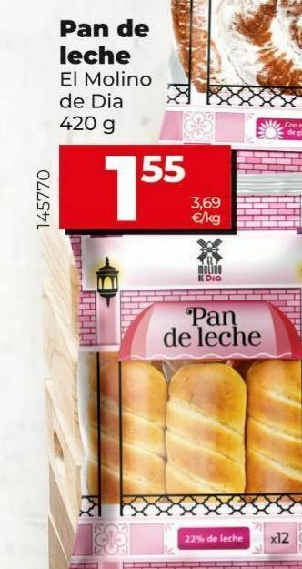 Dia Pan de leche dia oferta