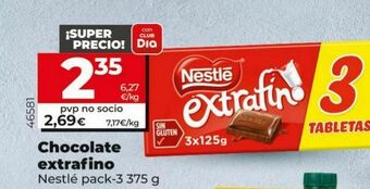 Dia Chocolate nestlé oferta