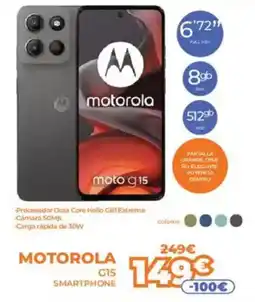 Pascual Martí MOTOROLA G15 smartphone oferta