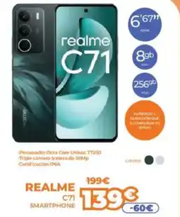 Pascual Martí REALME C71 smartphone oferta