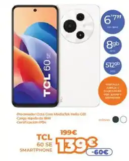 Pascual Martí TCL 60 se smartphone oferta