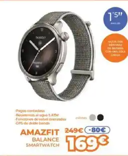 Pascual Martí AMAZFIT Balance smartwatch oferta