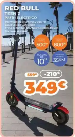 Pascual Martí RED BULL Teen 2 patín eléctrico oferta