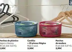 Alcampo Blanco - cestillo + 25 pinzas magico oferta
