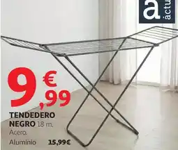 Alcampo Tendedero negro 18 m oferta