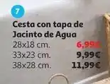 Alcampo Cesta con tapa de jacinto de agua oferta