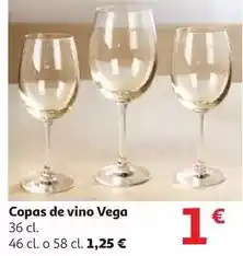 Alcampo Vega - copas de vino oferta
