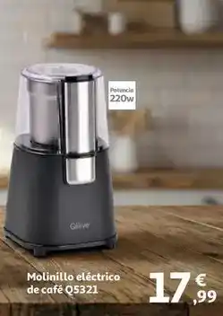 Alcampo Quilive - molinillo eléctrico de café q5321 oferta