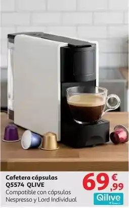 Alcampo Quilive - cafetera capsulas q5574 oferta
