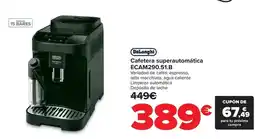 Carrefour Delonghi - cafetera superautomática ecam29051b oferta