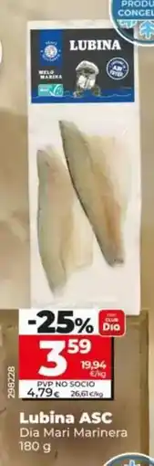 Dia Dia mari marinera - lubina asc oferta