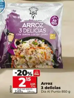 Dia Dia al punto - arroz 3 delicias oferta