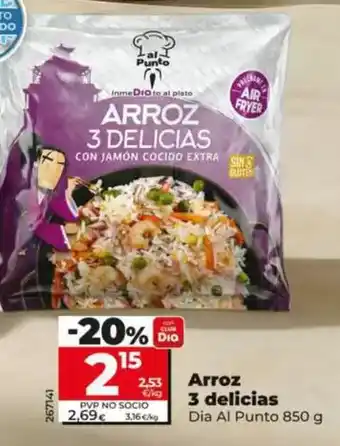 Dia Dia al punto - arroz 3 delicias oferta