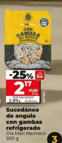 Dia Dia mari marinera - sucedaneo de angula con gambas refrigerado oferta