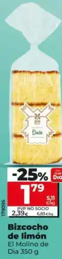 Dia El molino de dia - bizcocho de limon oferta