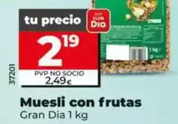 Dia Gran dia - muesli con frutas oferta