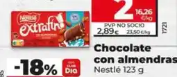 Dia Nestlé - chocolate con almendras oferta