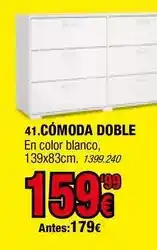 Rapimueble Blanco - comoda doble oferta