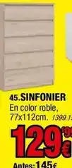 Rapimueble Sinfonier en color roble oferta