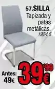 Rapimueble Silla tapizada y patas metalicas oferta