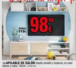 Rapimueble Blanco - apilable de salón oferta