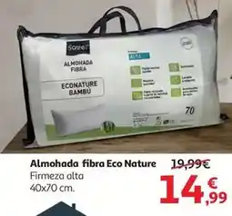 Alcampo Eco - almohada fibra nature oferta