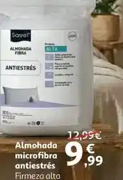 Alcampo Savel - almohada microfibra antiestres oferta