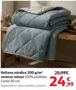 Alcampo Velour - relleno nordico oferta