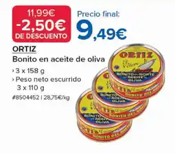 Costco ORTIZ Bonito en aceite de oliva oferta