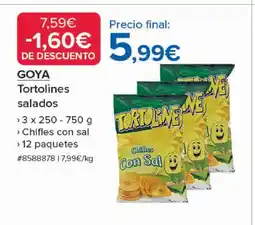Costco GOYA Tortolines salados oferta
