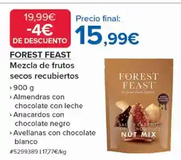 Costco FOREST FEAST Mezcla de frutos secos recubiertos oferta