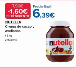 Costco NUTELLA Crema de cacao y avellanas oferta
