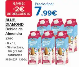 Costco BLUE DIAMOND Bebida de Almendra Zero oferta