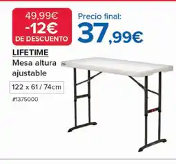 Costco LIFETIME Mesa altura ajustable oferta