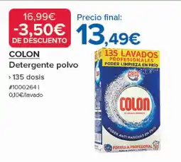 Costco COLON Detergente polvo oferta