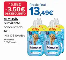 Costco MIMOSÍN Suavizante concentrado Azul oferta