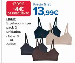 Costco DKNY Sujetador mujer pack 2 unidades oferta